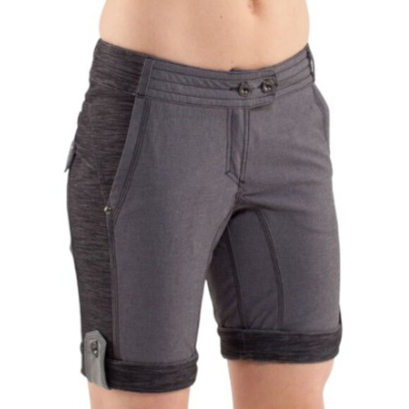 Lululemon Ride On shorts black and grey women's size S - Picture 2 of 8